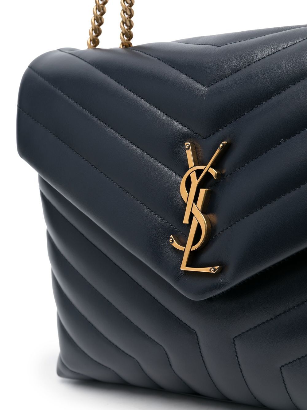 Yves Saint Laurent Loulou Black Gold hardware Pony-style calfskin  ref.330834 - Joli Closet